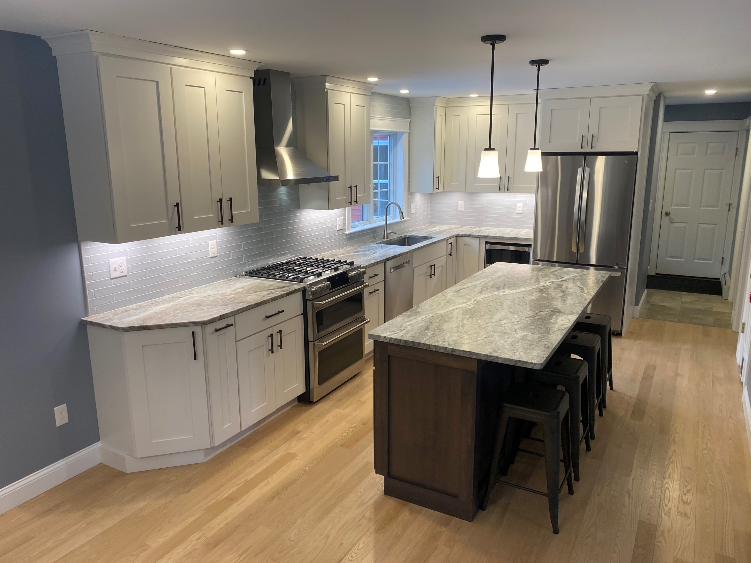 grey granite kitchen countertops